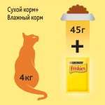 Сухой корм Friskies для стерилизованных кошек и кастрированных котов с кроликом и полезными овощами, 1,5 кг